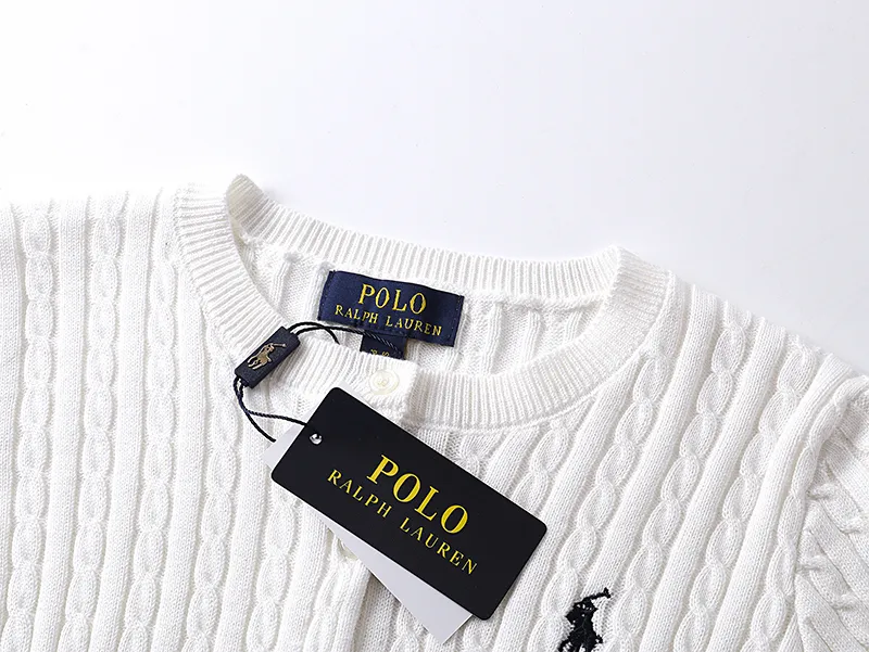 Style number: 2501 P200 Polo Ralph Lauren sweater Pony embroidered cable style single-breasted long-sleeved knit Color: White Pink Black Navy Gray Size: S (90-100) m (110-120) L (130-140) xL (150-160)